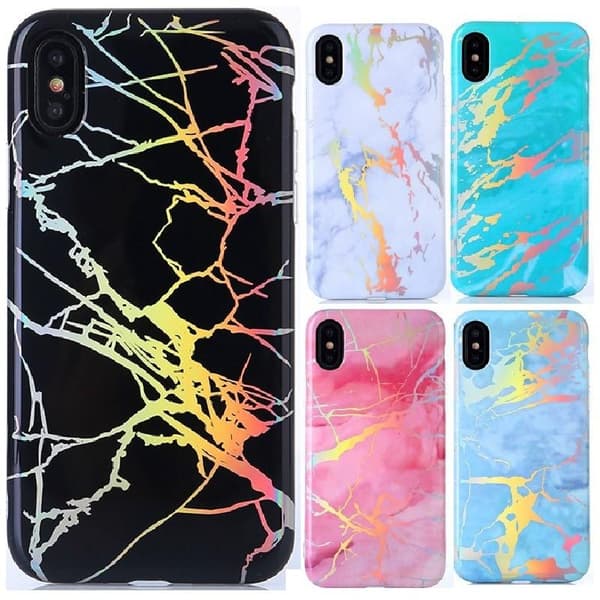 iPhone XS Iskunvaimennus Marble Case Lazr Rosa Variant 1