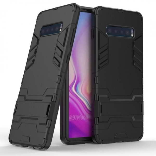 Samsung S10 Plus stødsikkert cover med tynd armering Black
