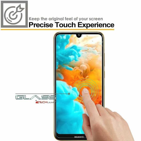 2-PACK Huawei Y6 2019 Härdat glas 0.26mm 2.5D 9H Transparent