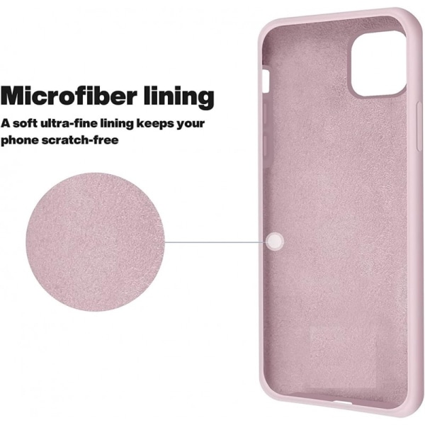 Gummibelagt stødsikker etui iPhone 14 - Pink