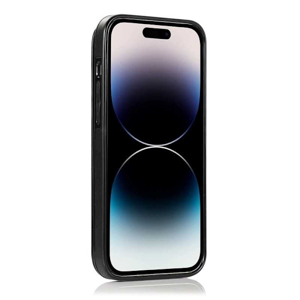iPhone 16 Pro Stöttåligt Skal Korthållare 3-FACK Flippr V2 Svart