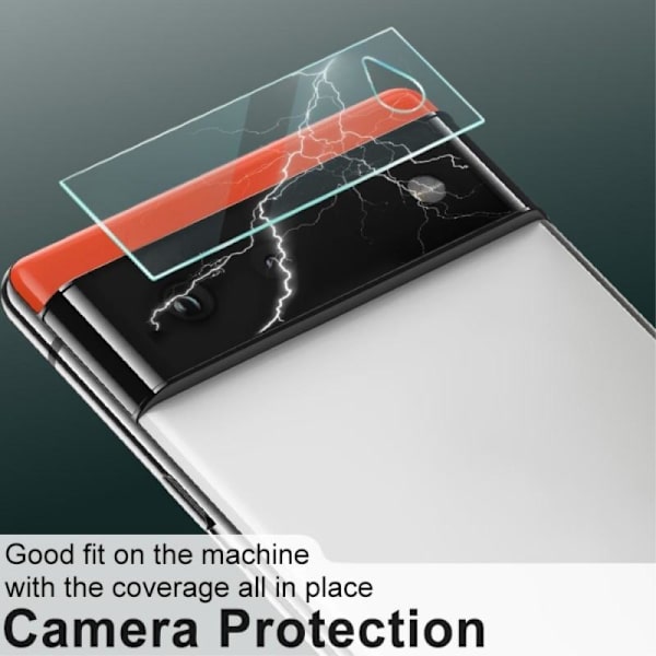 2-PACK Google Pixel 6A Skydd Linsskydd Kameraskydd Transparent