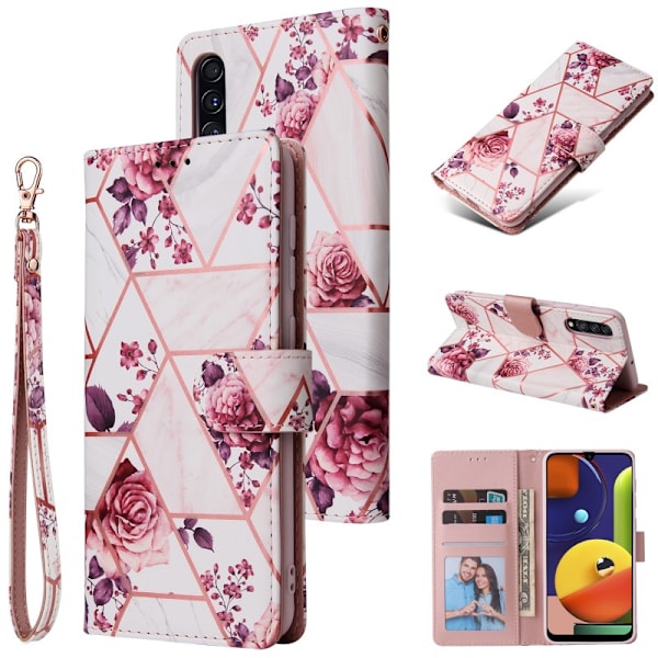 Redmi 9A Trendigt Plånboksfodral Sparkle 4-FACK Rosa
