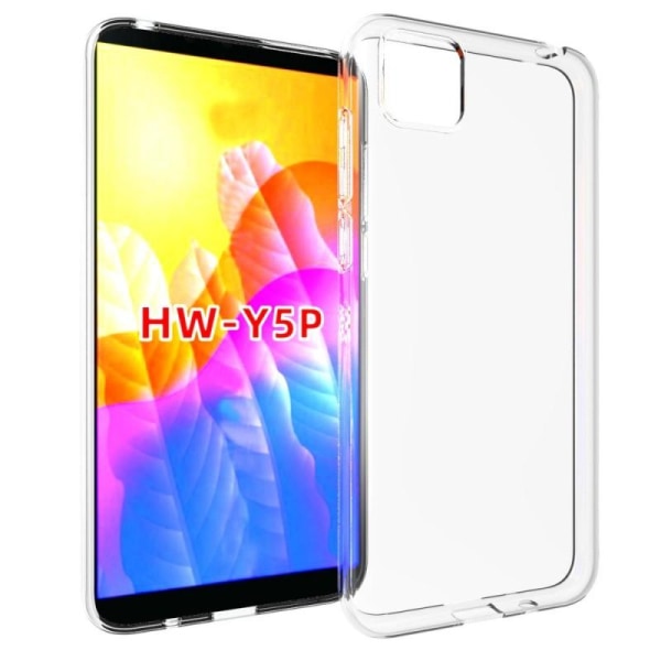 Huawei Y5P iskuja vaimentava pehmeä kansi Simple Transparent