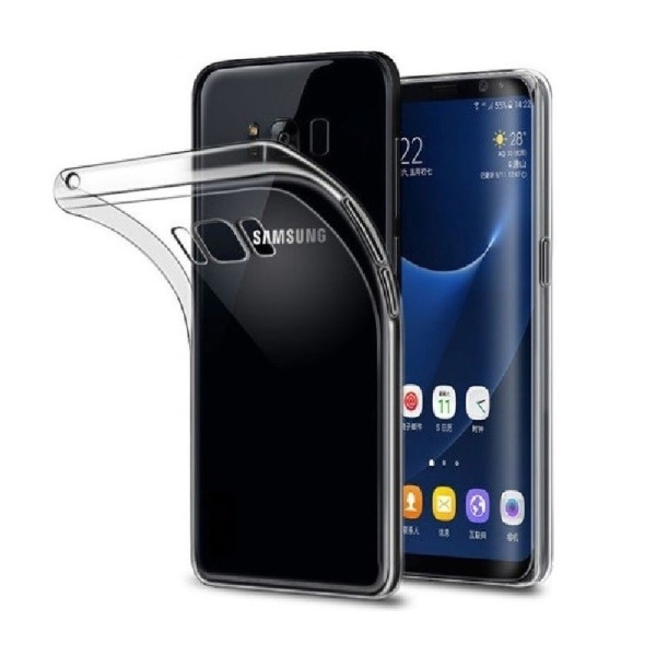 Yksinkertainen Samsung S9 -iskuja vaimentava silikonikotelo Transparent