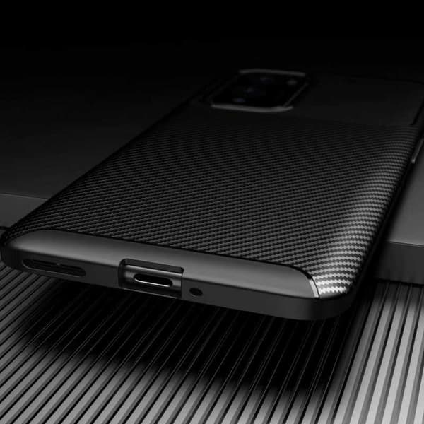 OnePlus 9 Pro Iskunkestävä ohut kansi FullCarbon V4 Black