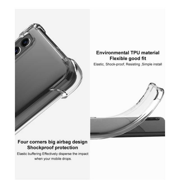 Xperia 5 III Stødabsorberende Silikone Shell Shockr Transparent