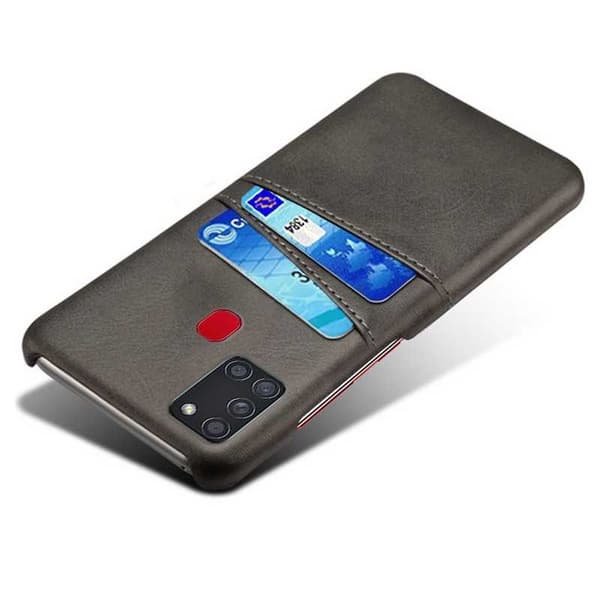 Samsung A21:n iskunvaimenninkorttipidike Retro V2 Black