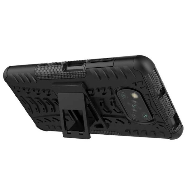 Xiaomi Poco X3 NFC iskunkestävä kotelo Active-tuella Black