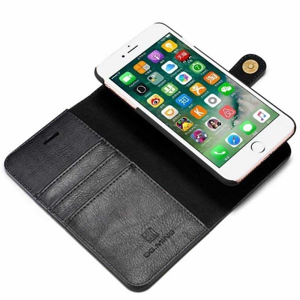 Mobiililompakko Magnetic DG Ming iPhone 8 Plus Black