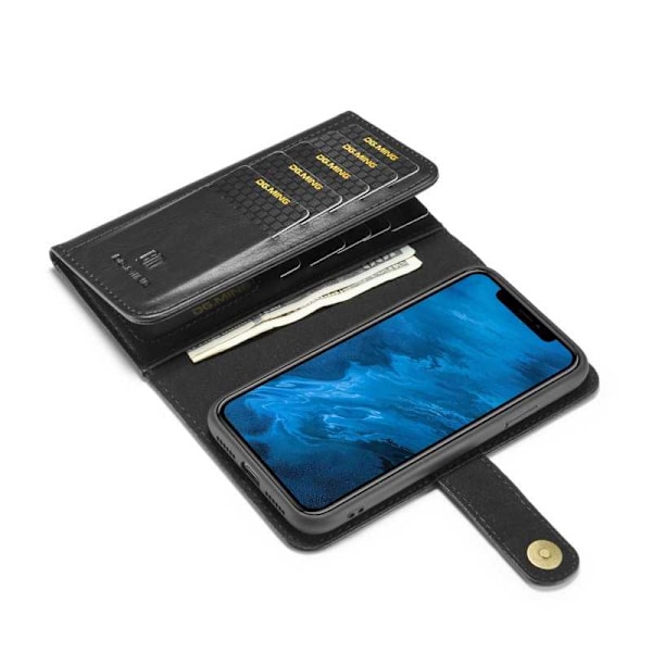 iPhone 11 Magnetisk Mobilplånbok 17-FACK  DG.Ming V2 Svart