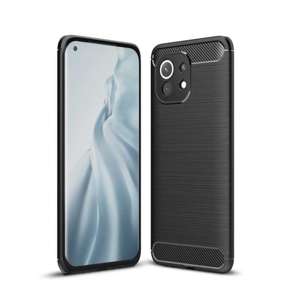 Xiaomi Mi 11 iskunkestävä SlimCarbon kotelo Black
