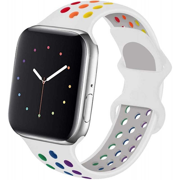Apple Watch 38/40mm Stilren Sportarmband Runnr RGB Svart