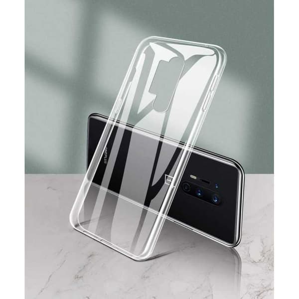 OnePlus 8 Pro iskuja vaimentava pehmeä kansi Simple Transparent
