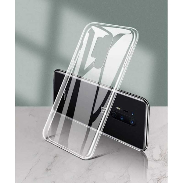 OnePlus 8 Pro stødabsorberende blødt etui Enkelt Transparent
