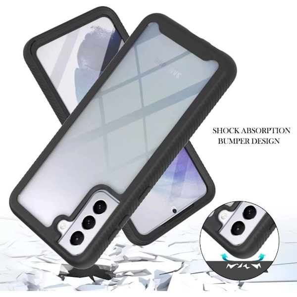Samsung A54 5G Heltäckande Premium 3D Skal ThreeSixty Transparent
