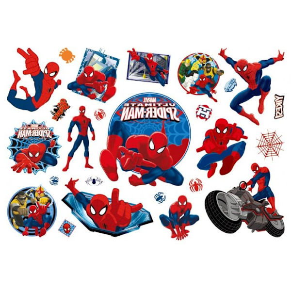 15-PACK Spiderman Tatuering multifärg