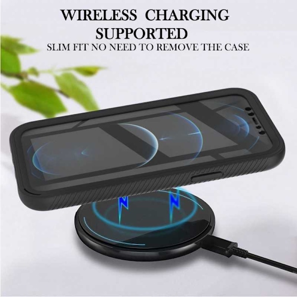 iPhone 15 Full Coverage Premium 3D Case 3in1 ThreeSixty Transparent