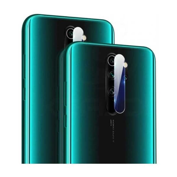 Xiaomi Redmi Note 8 Pro Kamera Linsskydd Härdat Glas Transparent