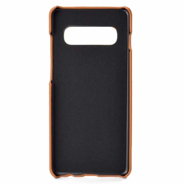 Samsung S10 Plus stødabsorberende kortholder Retro V2 Svart