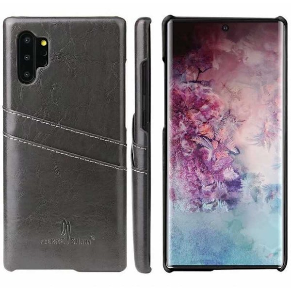 Samsung Note 10 Plus stødabsorberende kortholder retro Black