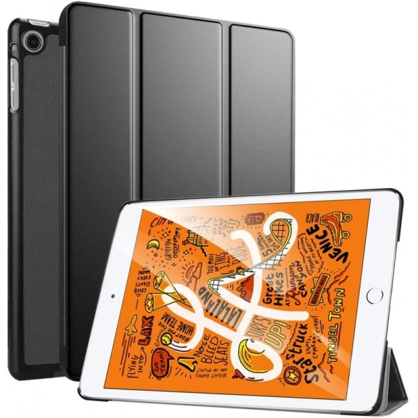 iPad Mini 5 & 4 Stilfuldt Trifold-etui V2 Black