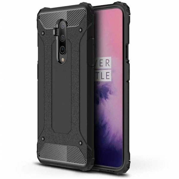 OnePlus 7T Pro Iskunkestävä SlimArmor-suojus Black