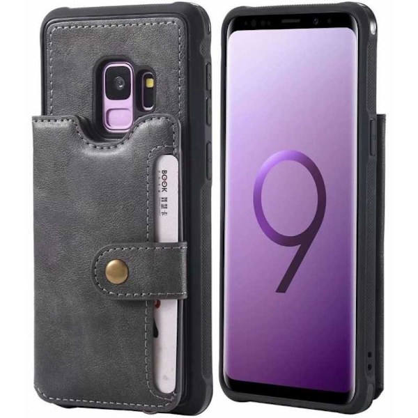 Samsung S10 Plus Multifunktionell Korthållare 4-FACK Winston Svart
