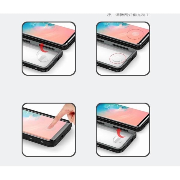 Samsung S10 Heltäckande Vattentät Premium Skal - 3m Transparent