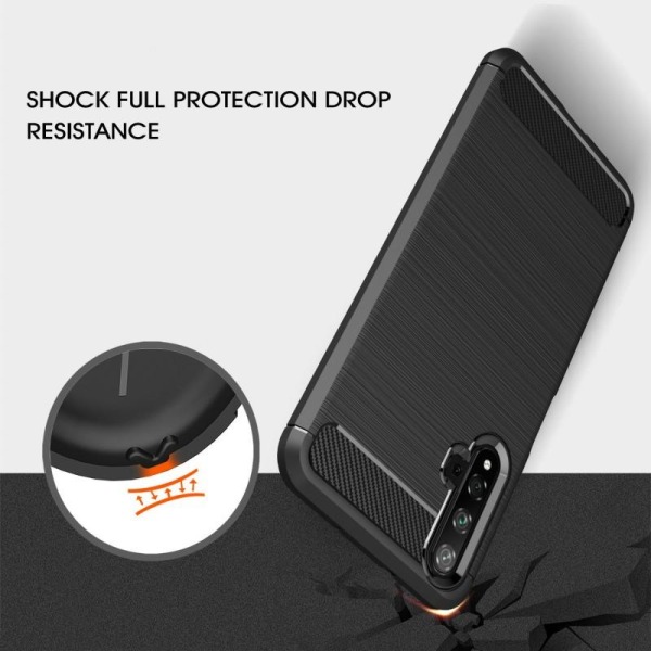 Huawei Nova 5T Shockproof Shell SlimCarbon Black