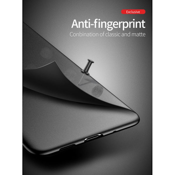 Samsung A13 4G Ultra-ohut kumipinnoitettu mattamusta Cover Basic V2 Black