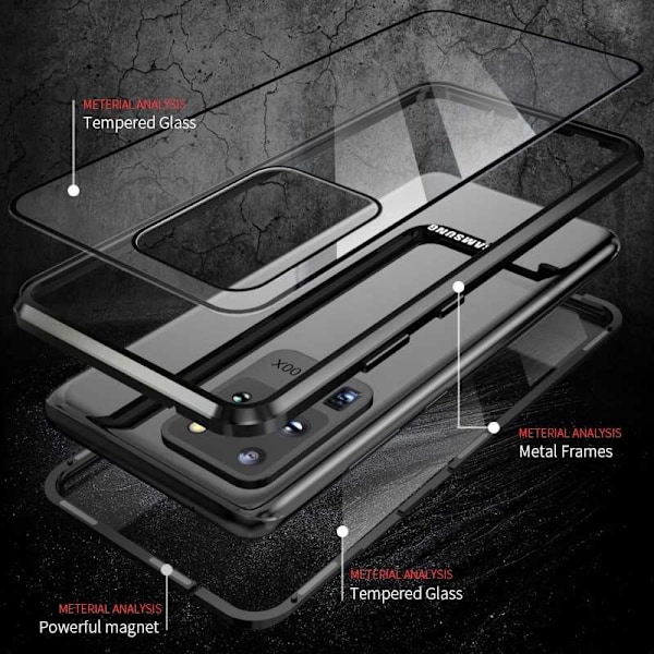 Samsung S20 Ultra Full Coverage Premium Cover Glassback V4 Transparent