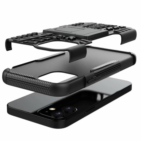 iPhone 13 Mini iskunkestävä kotelo Active-tuella Black