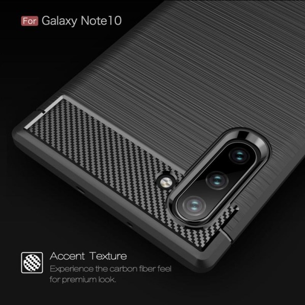 Samsung Note 10 Shockproof Shell SlimCarbon Black