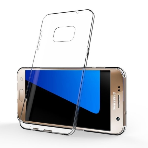 Yksinkertainen Samsung S7 -iskuja vaimentava silikonikuori Transparent