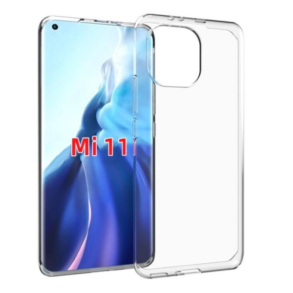 Xiaomi Mi 11 stødabsorberende blødt etui Enkelt Transparent