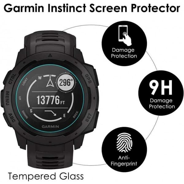 Garmin Instinct Tempered Glass 0,2mm 9H 2,5D Transparent