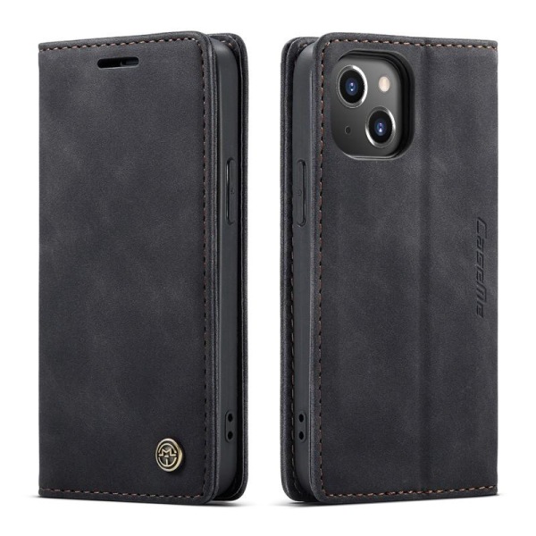 iPhone 13 Mini Exclusive Elegant Flip Case CaseMe 3-FACK Black