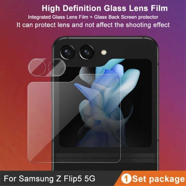 Samsung Z Flip 5 5G Skydd Linsskydd Kameraskydd Transparent