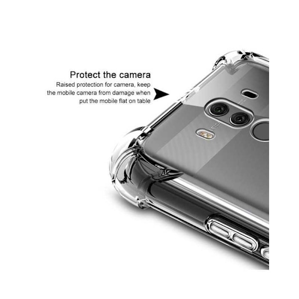 Mate 10 Pro stødabsorberende silikone Shell Shockr Transparent