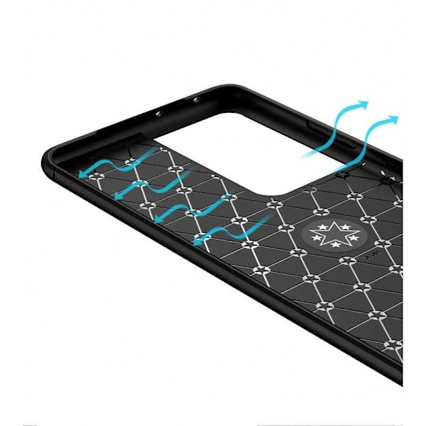Samsung S21 Ultra Käytännöllinen iskunkestävä kotelo sormustelineellä V3 Black