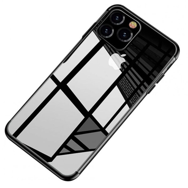 iPhone 12 Pro Max stødabsorberende gummicover V2 Svart