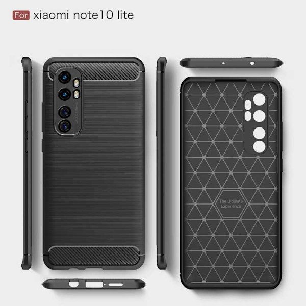 Xiaomi Mi Note 10 Lite Shockproof Shell SlimCarbon Black