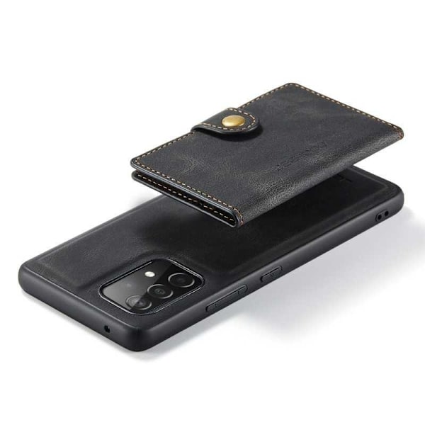 Samsung A53 5G stødsikkert cover med magnetisk kortholder JeeHood Black