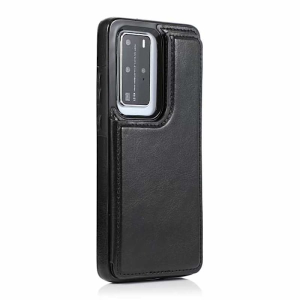 Huawei P40 Pro iskunkestävä kotelo, 4-taskuinen Flippr Black