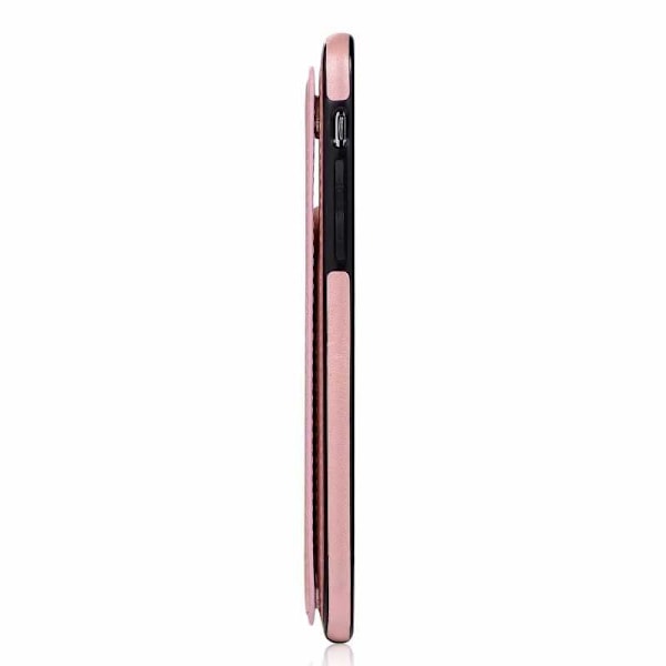 iPhone XS Max iskunkestävä kotelo, 3-taskuinen Flippr V2 Pink gold