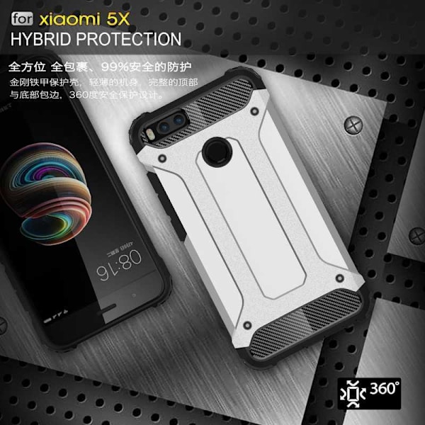Xiaomi Mi A1 stødsikker SlimArmor Svart