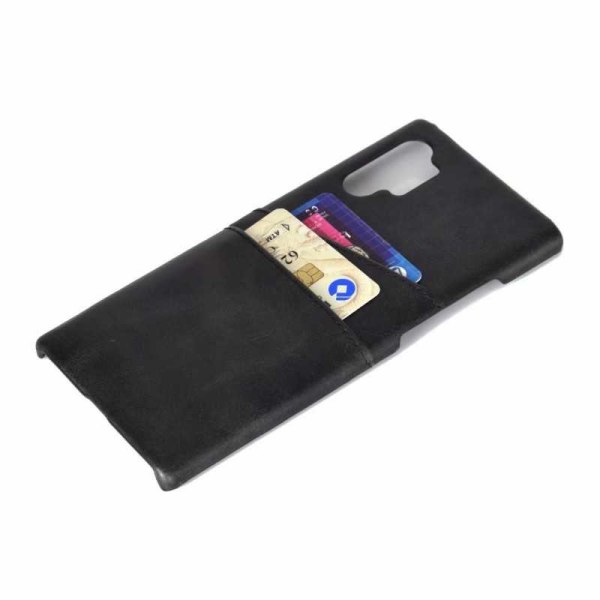 Samsung Note 10 Plus Exclusive Shock Absorber Card Holder Retro Black