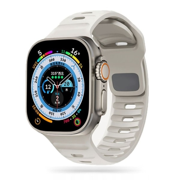 Apple Watch 38/40/41mm kestävä rannekoru Titan's Grip - vaaleanh