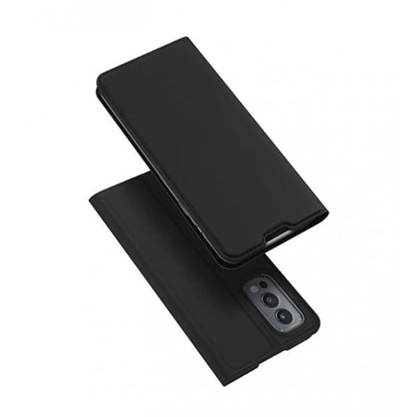 OnePlus Nord 2 5G Flip Case Smooth -korttipaikka Black